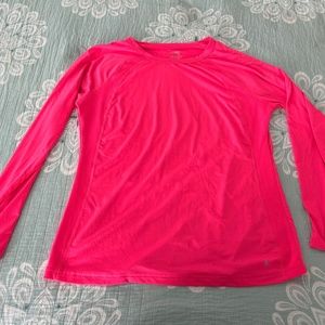 Vibrant pink wicking tee
